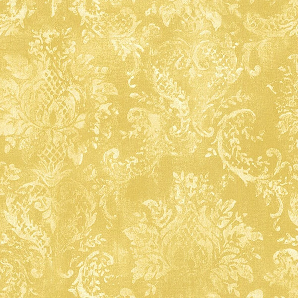 Stripes And Damasks 3, Classic Damask Stripes Beige Wallpaper Sample