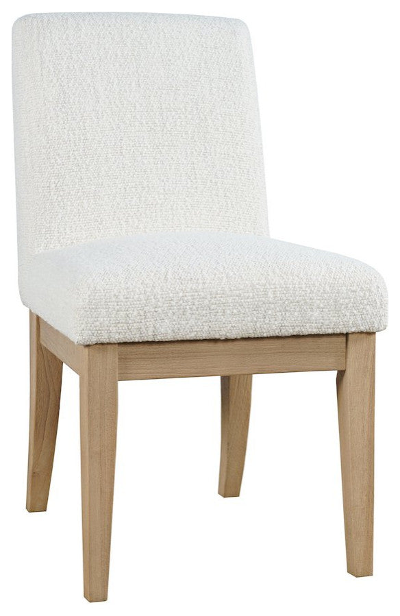 Sequoia Modern Rustic Solid Wood Upholstered Parsons Dining Chair (Set of 2)