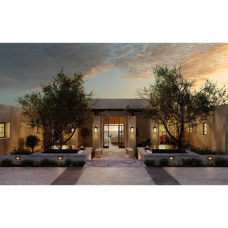 Chilton Collection 17-3/4, 1-Light Textured Black Outdoor Wall Lantern