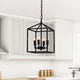 Lazzur Therain 4 Light 10" Matte Black Pendant