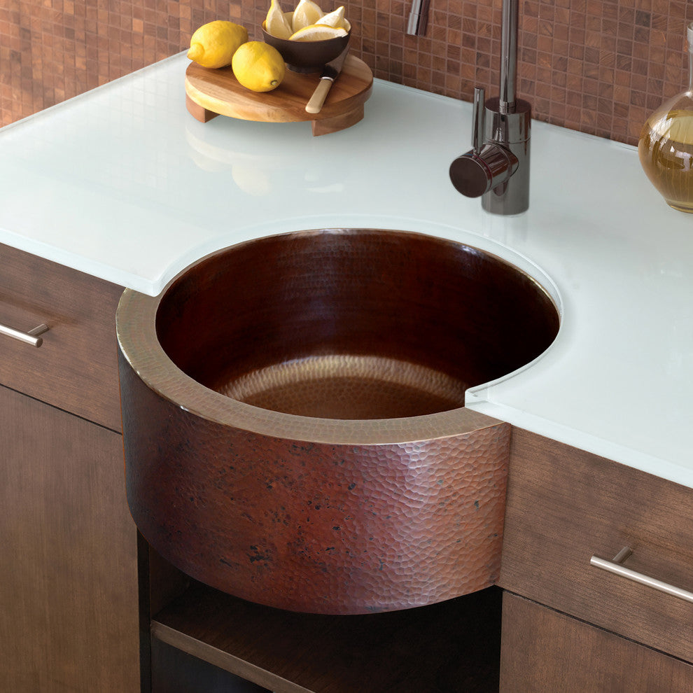 Native Trails CPS14 Fiesta 19" Farmhouse or Undermount Single - Antique Copper