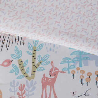 Kids Iris Forest Animal Friends Comforter Set, Twin