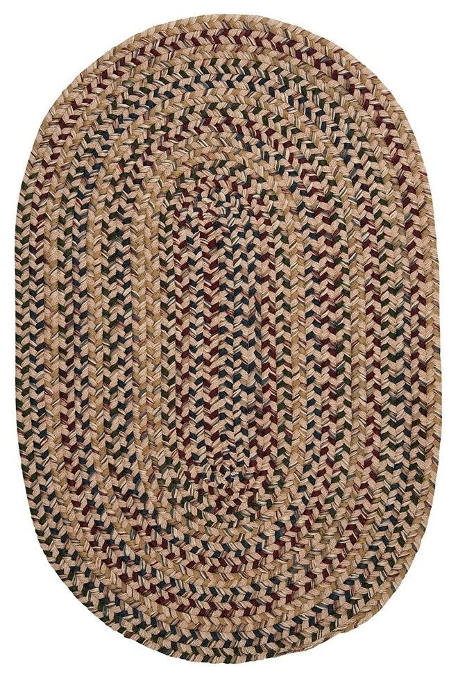 Colonial Mills Twilight TL90 Oatmeal Traditional Area Rug, Oval 2'x4'