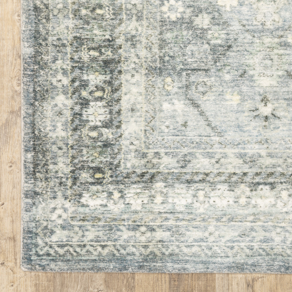 Oriental Weavers Savoy Indoor Rug Blue/ Ivory 7'8" X 10'