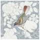 "Arts and Crafts Birds II Tone on Tone" Paper Print by Elyse DeNeige, 42"x42"