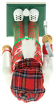Kurt Adler 15" Red and Green Golfer Nutcracker