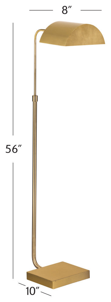 Golden Floor Lamp - Brass