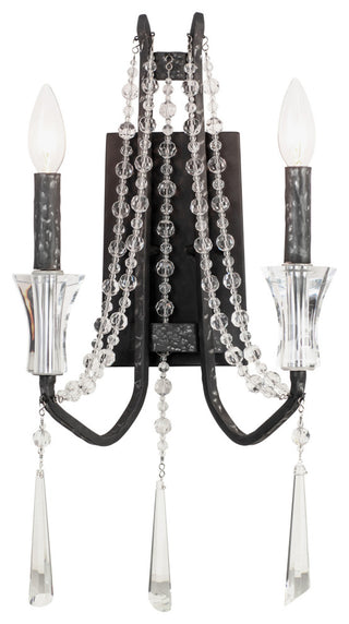 Varaluz-270W02OX-Two Light Wall Sconce Onyx