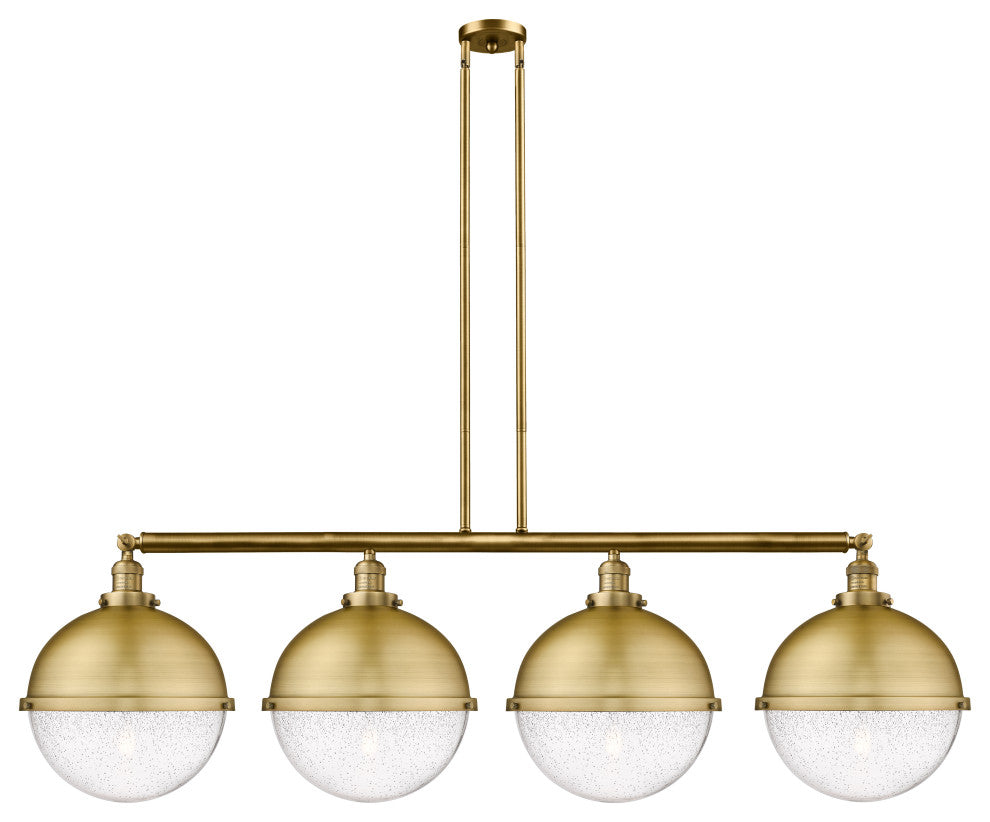 INNOVATIONS 214-BB-HFS-124-BB-LED 4-Light Island Light Brushed Brass