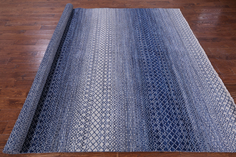8' 3" X 10' 0" Hand Knotted Savannah Grass Wool Rug - Q13254