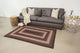 Homespice Decor Montgomery Indoor/Outdoor Braided Rug 4'x6', Rectangle