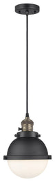 INNOVATIONS 201CSW-BAB-HFS-61-BK-LED 1-Light Mini Pendant Matte Black