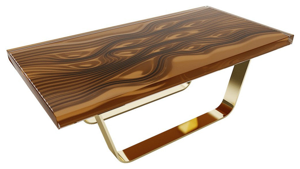 Modern Bubbles Coffee Table, Copper, W: 27.5"?, 70cm X L: 55.1"?, 140cm