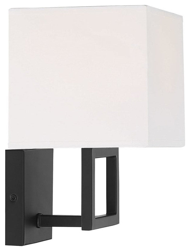 Savoy House Meridian 1 Light Wall Sconce Matte Black