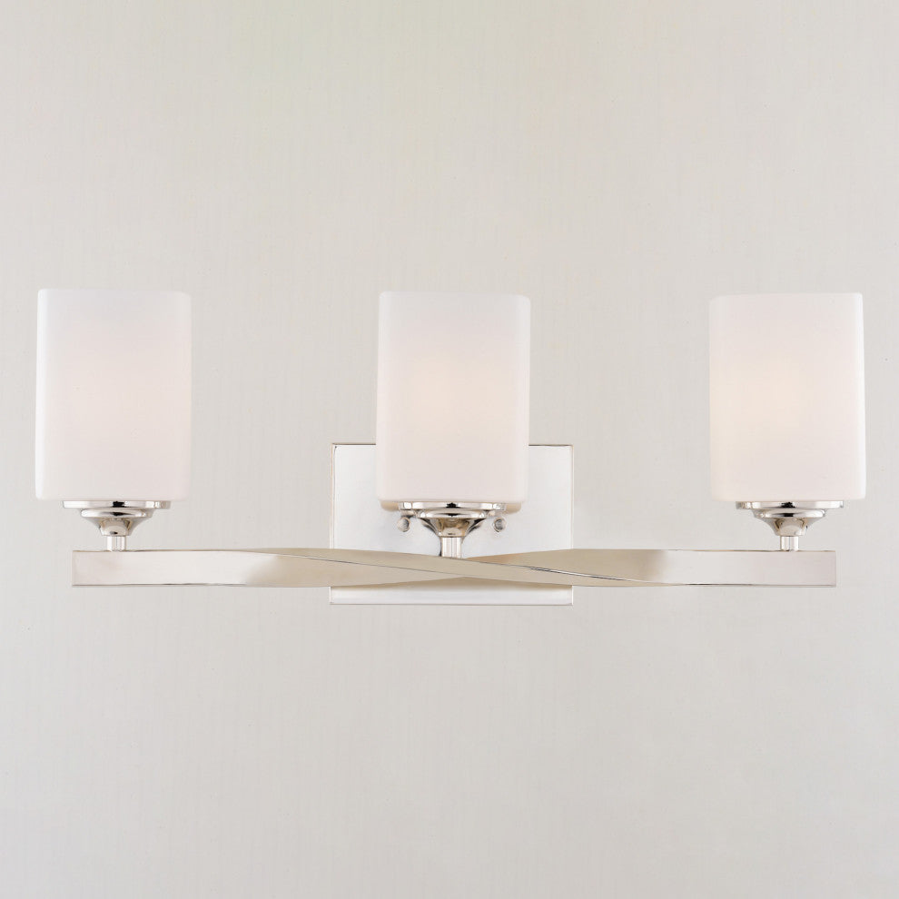 Vaxcel Lighting W0496 Robey 3 Light 23"W Vanity Light - Polished Nickel