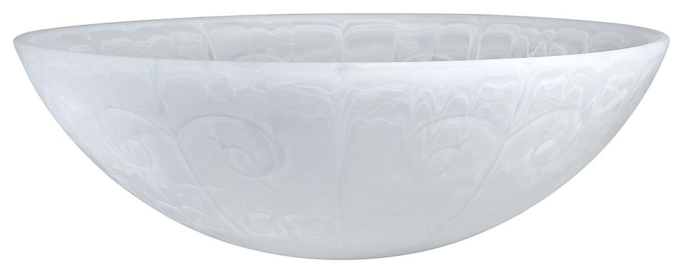 23129-11 Replacement Frosted Torchiere Lamp Glass(42mm) Shade