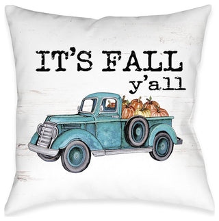Laural Home It's Fall Y'all 18" X 18" Indoor Decorative Pillow