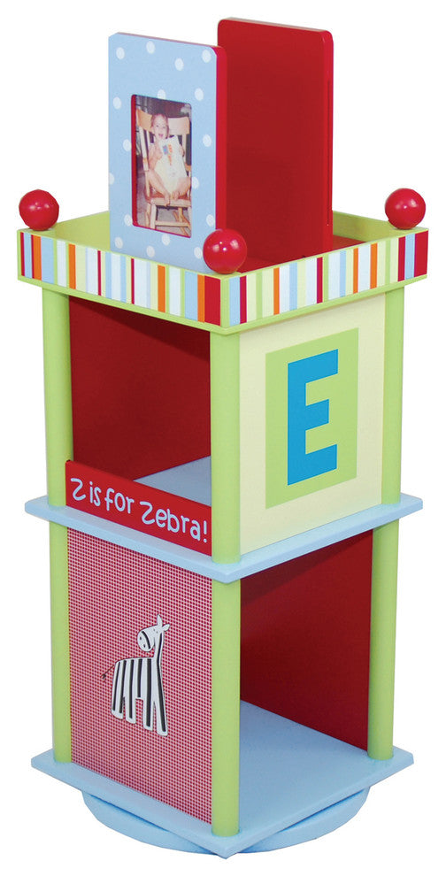 Revolving Bookcase, Alphabet Soup