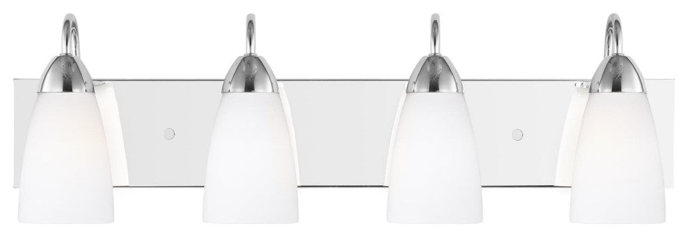 Seville 4-Light Wall/Bath, Chrome