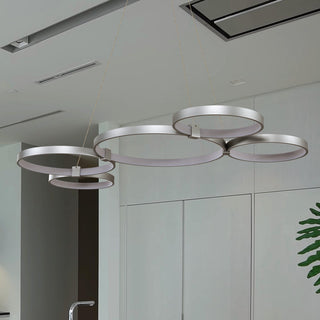 Capella LED Chandelier, Silver