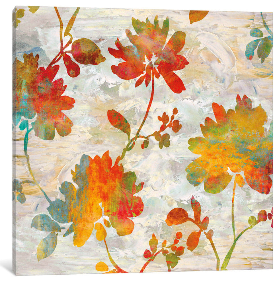 "Garden View I" by Erin Lange, Canvas Print, 37"x37"