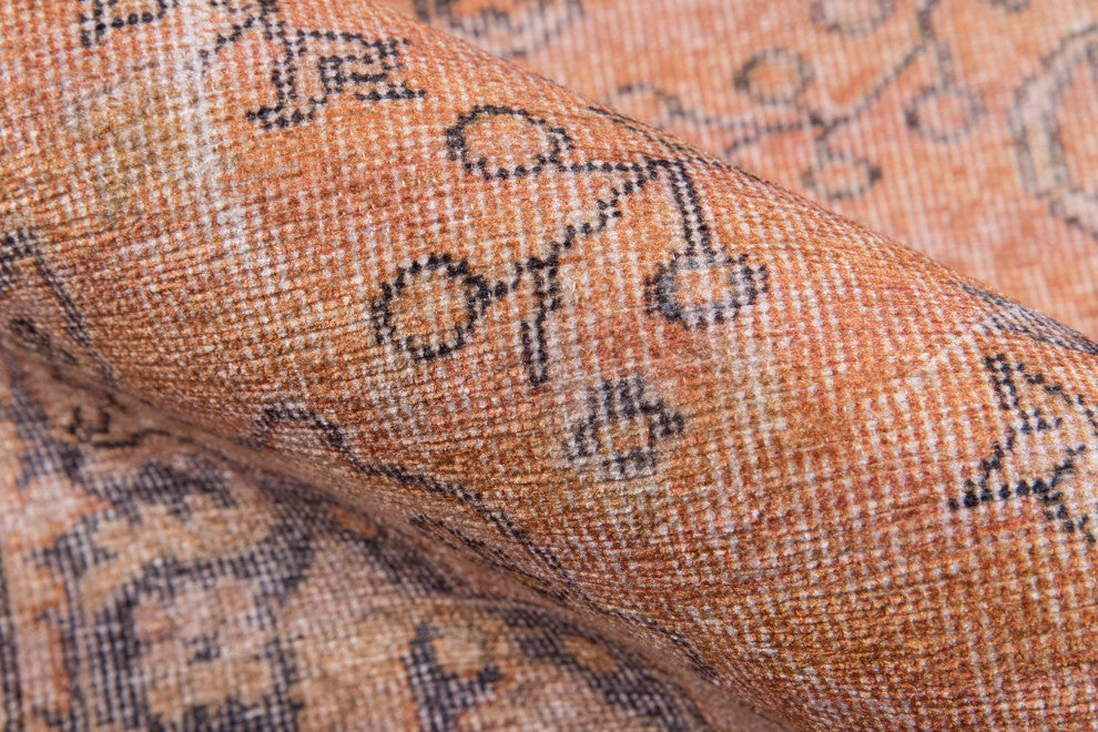 Momeni Afshar AFS11 Area Rug, Copper, 7'6"x9'6"