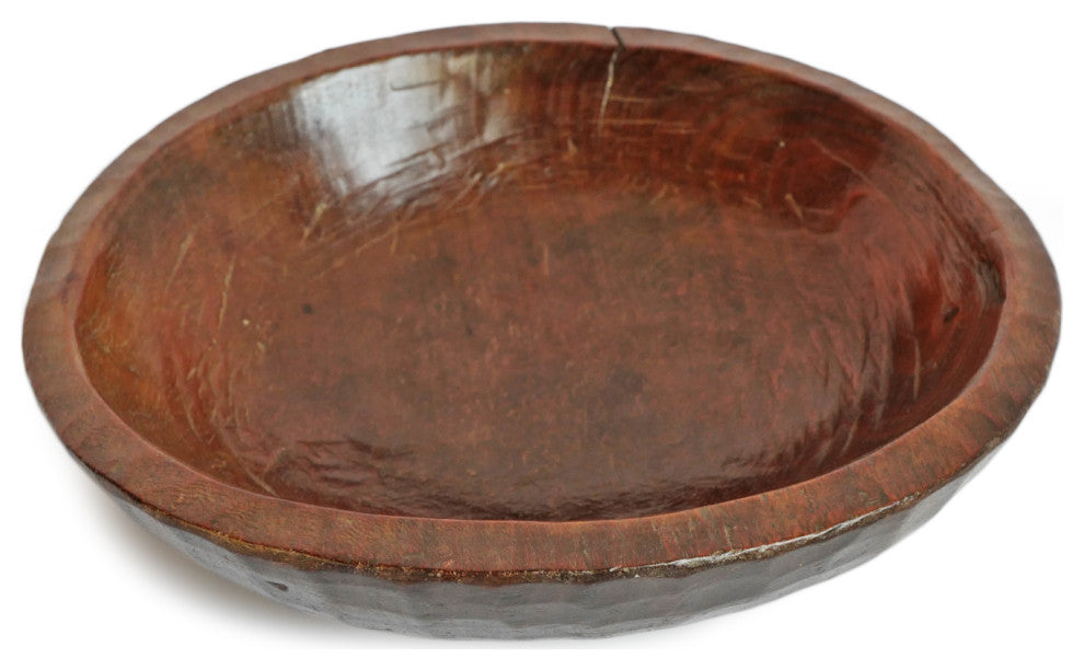 Consigned Teak Nepal Wood Bowl