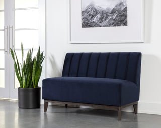Kosovo Banquette, Brown, Abbington Navy