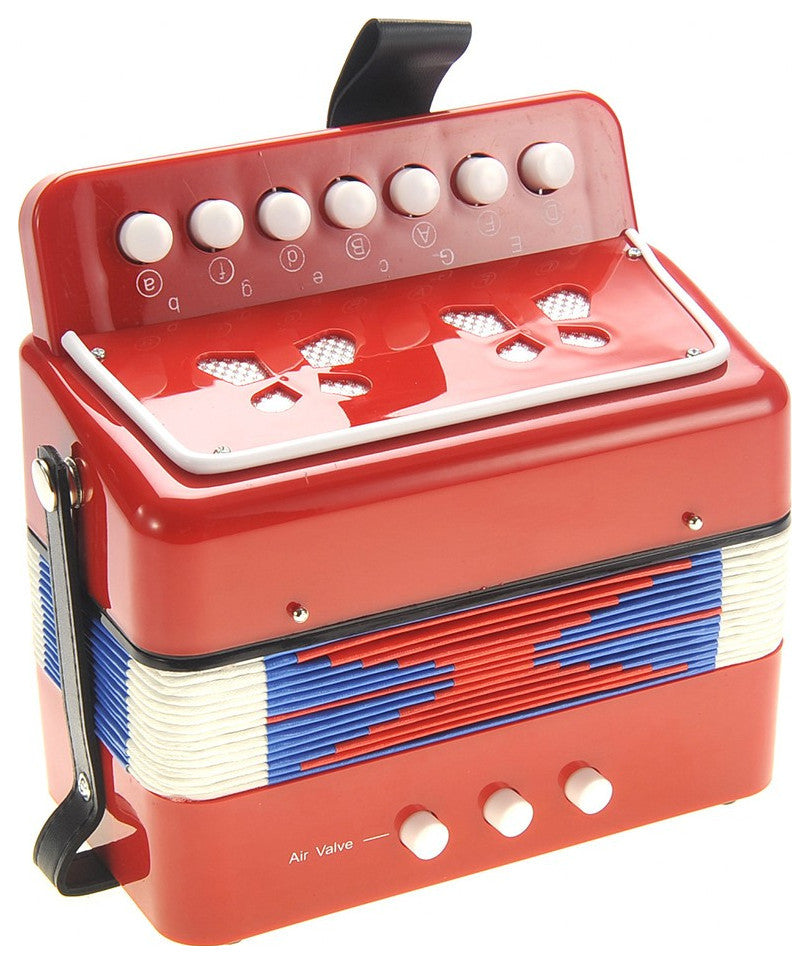 Children'S Musical Instrument Accordion, Red
