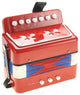 Children'S Musical Instrument Accordion, Red