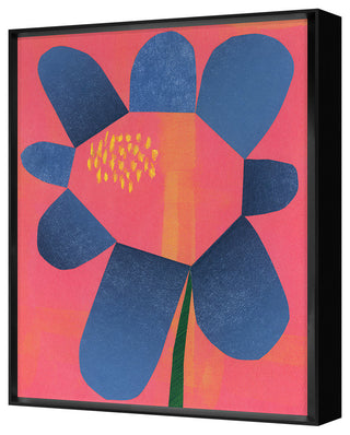 Flower Collage 2 Fine Art Print, Black, 30"x24"