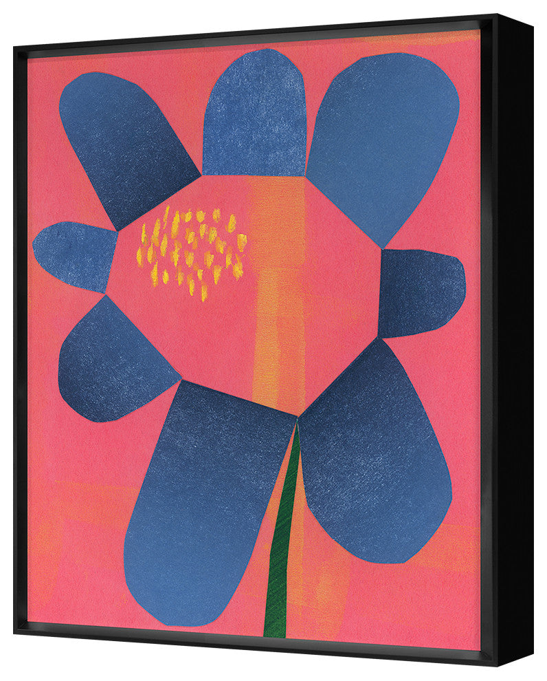 Flower Collage 2 Fine Art Print, Black, 30"x24"