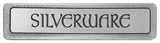 "Silverware" Pull Antique Pewter (Horizontal)