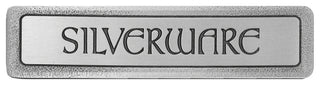 "Silverware" Pull Antique Pewter (Horizontal)