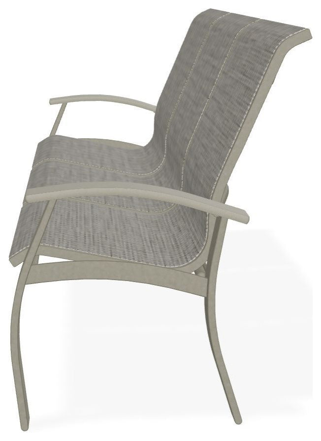 Belle Isle Sling 3-Seat Outdoor Sofa, Burke/Storm