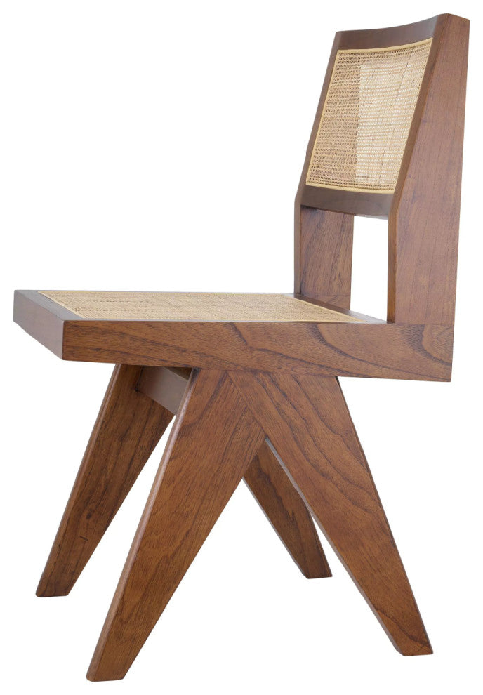 Wood Framed Rattan Dining Chair, Eichholtz Niclas