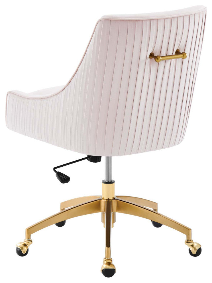Side Dining Chair, Pink, Velvet, Modern, Kitchen Bistro Restaurant Hospitality