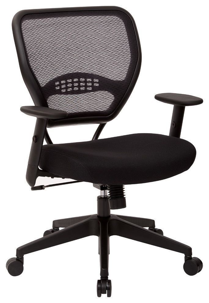 Professional AirGrid Back Managers Chair with Black Mesh Fabric Seat