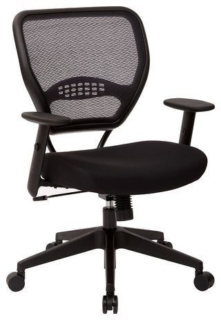 Professional AirGrid Back Managers Chair with Black Mesh Fabric Seat