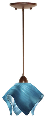 Jezebel Radiance Flame Pendant, Small, Sky Blue