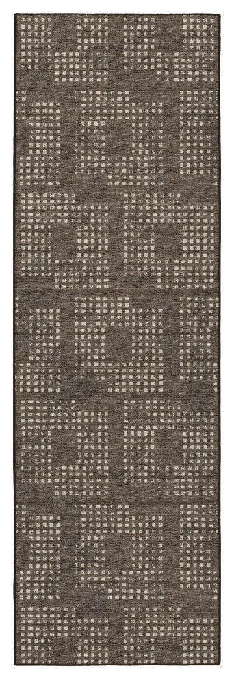 Dalyn Delano DA1 Chocolate 2'6"x12' Runner Rug