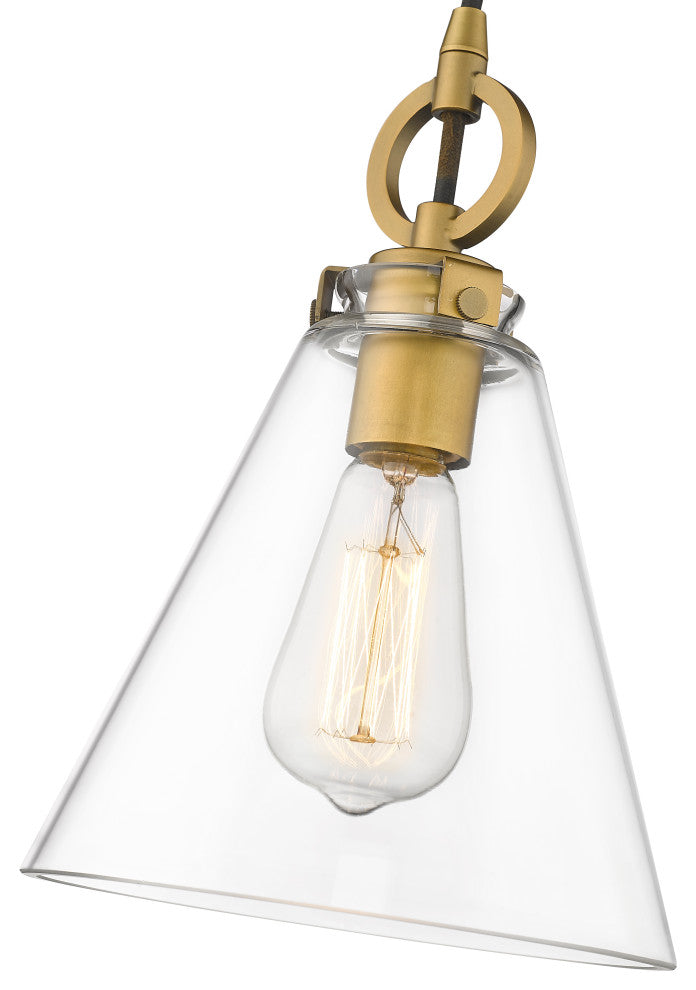 Zlite 3034P8-RB 1-Light Pendant, Clear