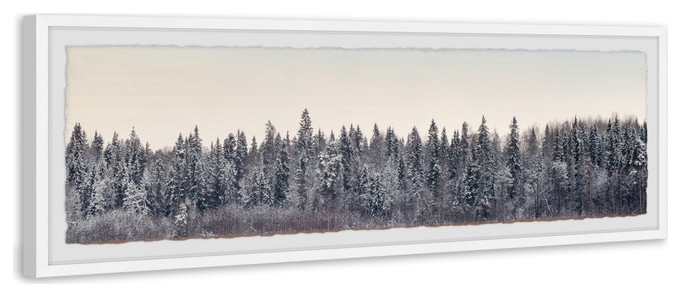 "Beauty of the Trees" Framed Painting Print, 30x10