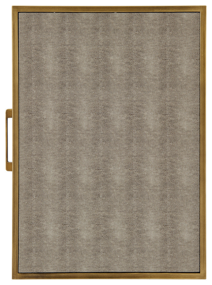 Arista Faux Shagreen Side/ End Table