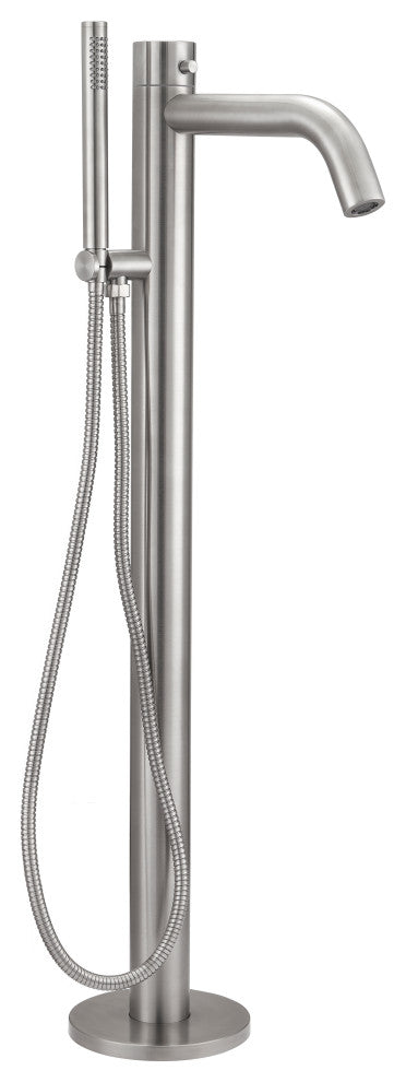 HEATGENE Bathtub Faucet Freestanding Floor Mounted Faucets with Handshower