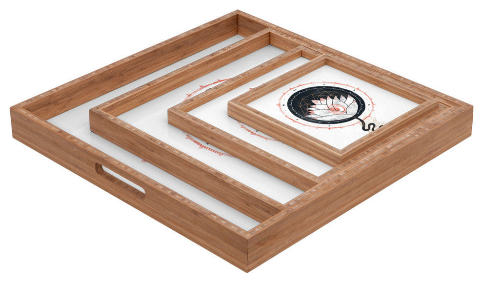 Deny Designs Hector Mansilla Lotus Square Tray