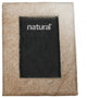 HomeRoots 11" x 13" Natural Cowhide 8" x 10" Picture Frame