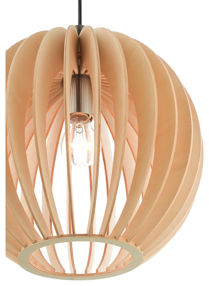 Livex Lighting Pendants 1 Light Brushed Nickel Pendant
