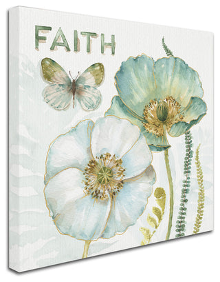 Lisa Audit 'My Greenhouse Flowers Faith' Canvas Art, 24"x24"