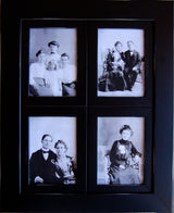 Window Pane Collage Frame, Openings, Black Distressed, 5x7